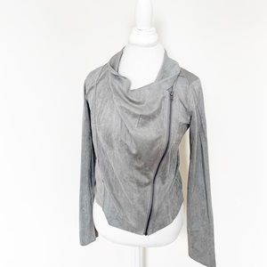 NWT!! Mystree gray zip up jacket size S